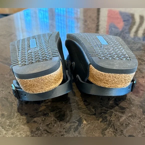 Birkenstock Boston Tokio Black Leather Clogs Size 39 - Picture 15 of 16